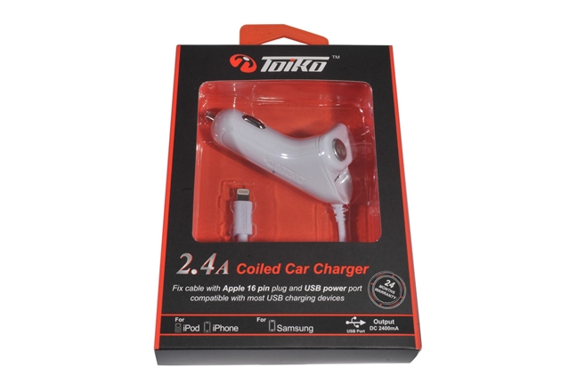 fast charger for iphone 6 toiko 2.4 amp