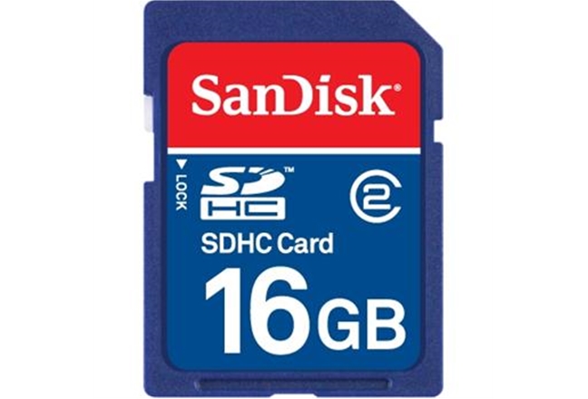 כרטיס זכרון SanDisk SDHC 16GB SDSDB-016G